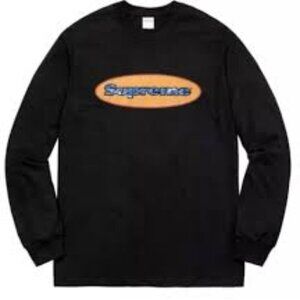 2018 Supreme Ripple Long Sleeve T Shirt Medium